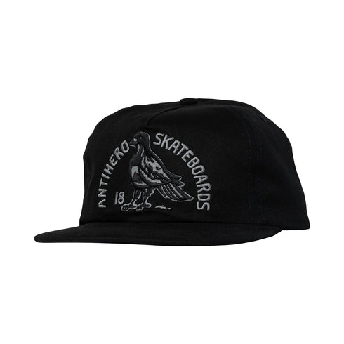 Anti Hero - Clubhouse Snapback Hat (Black/Tan)